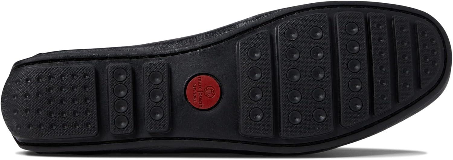 imageMens Genuine Leather Casual Slip On Venetian LoafersBlack Grainy