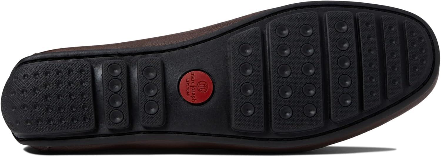 imageMens Genuine Leather Casual Slip On Venetian LoafersBrown Grainy