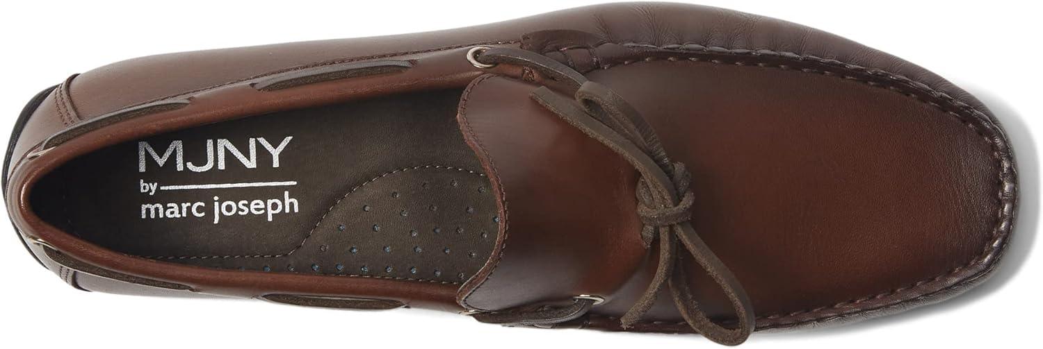 imageMens Genuine Leather Casual Slip on TieBow LoafersBrown Napa