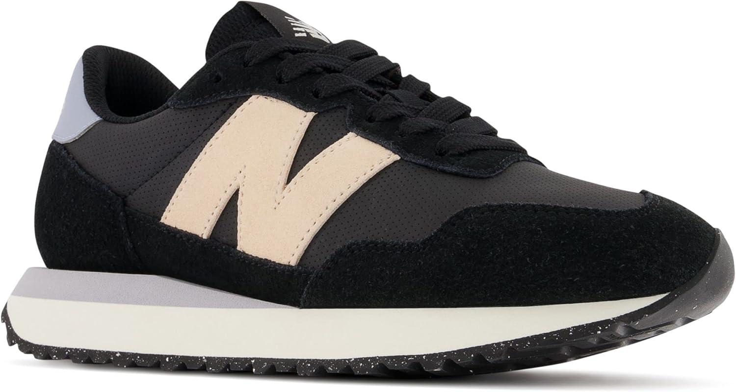 imageNew Balance Womens 237 V1 SneakerBlackVintage Rose