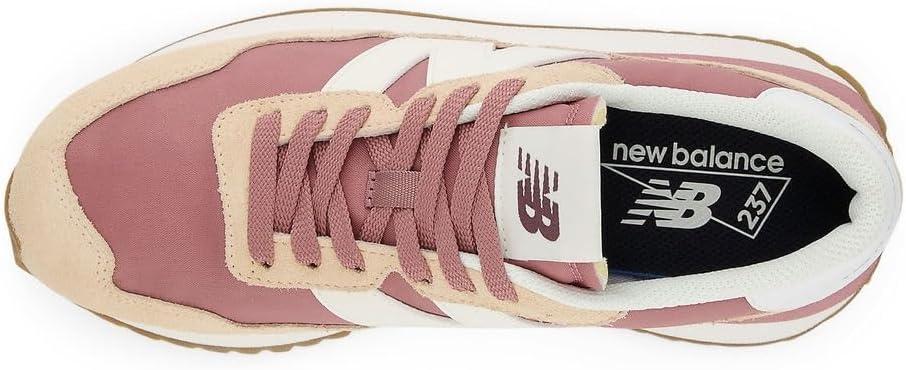 imageNew Balance Womens 237 V1 SneakerDark Vintage RoseRosewoodSea Salt