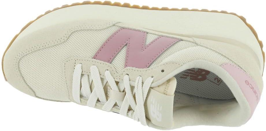 imageNew Balance Womens 237 V1 SneakerSandstoneRosewoodOrb Pink