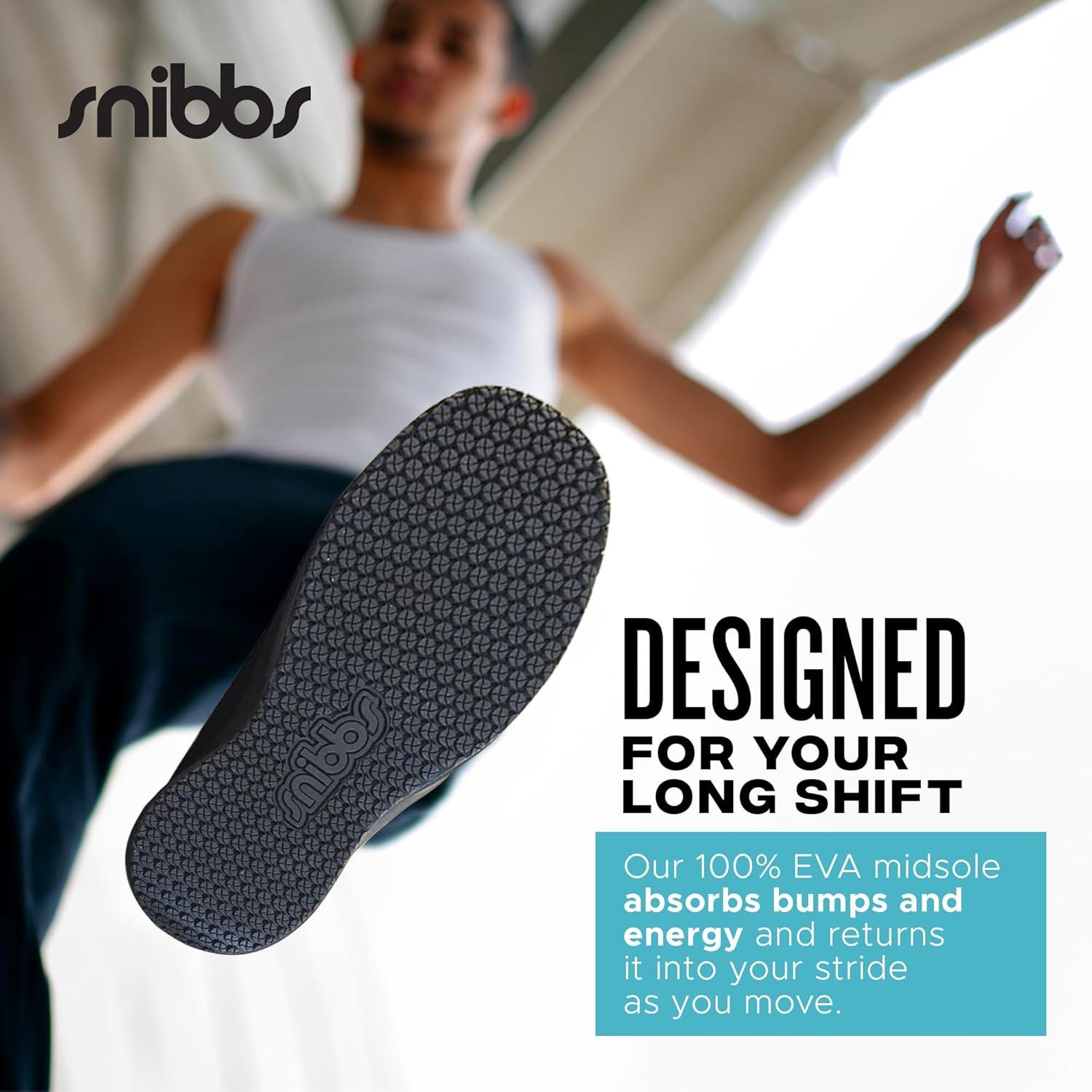 imageSnibbs ROVR Non Slip Shoes for Men ampamp Women Slip Resistant Work ShoesEclipse Black