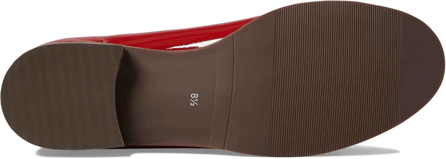 imageWomens Genuine Leather Comfort Slip on Penny LoafersCampari Patent