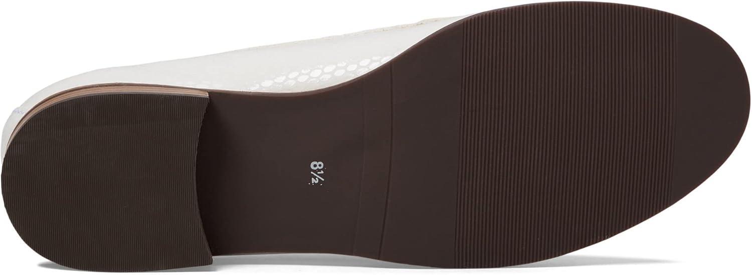 imageWomens Genuine Leather Comfort Slip on Penny LoafersWhite Snake