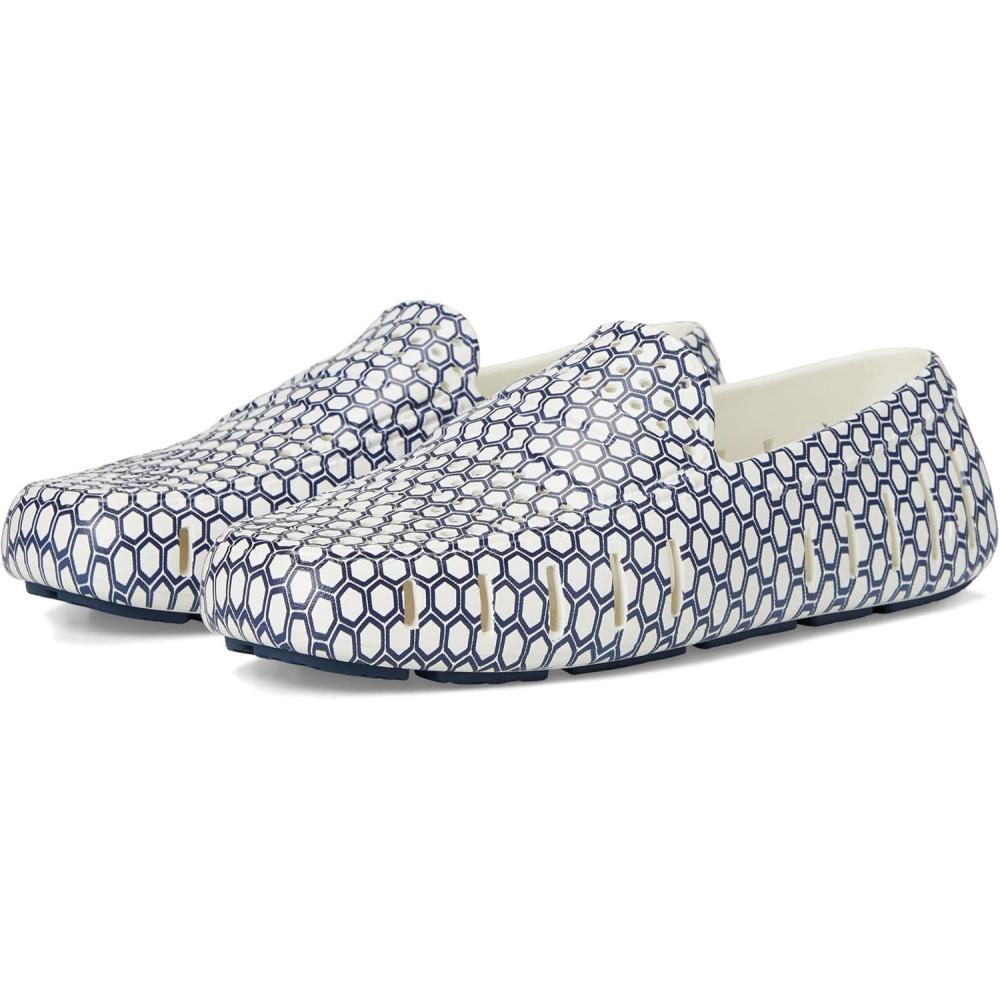 imageFloafers Mens Country Club Driver PrintNavy White HexNavy