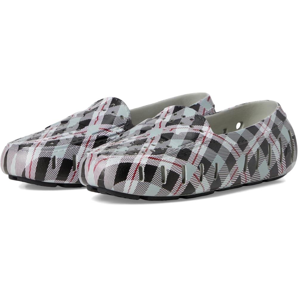 imageFloafers Womens Posh Driver Print Boat ShoeGrey Multi PlaidBlack
