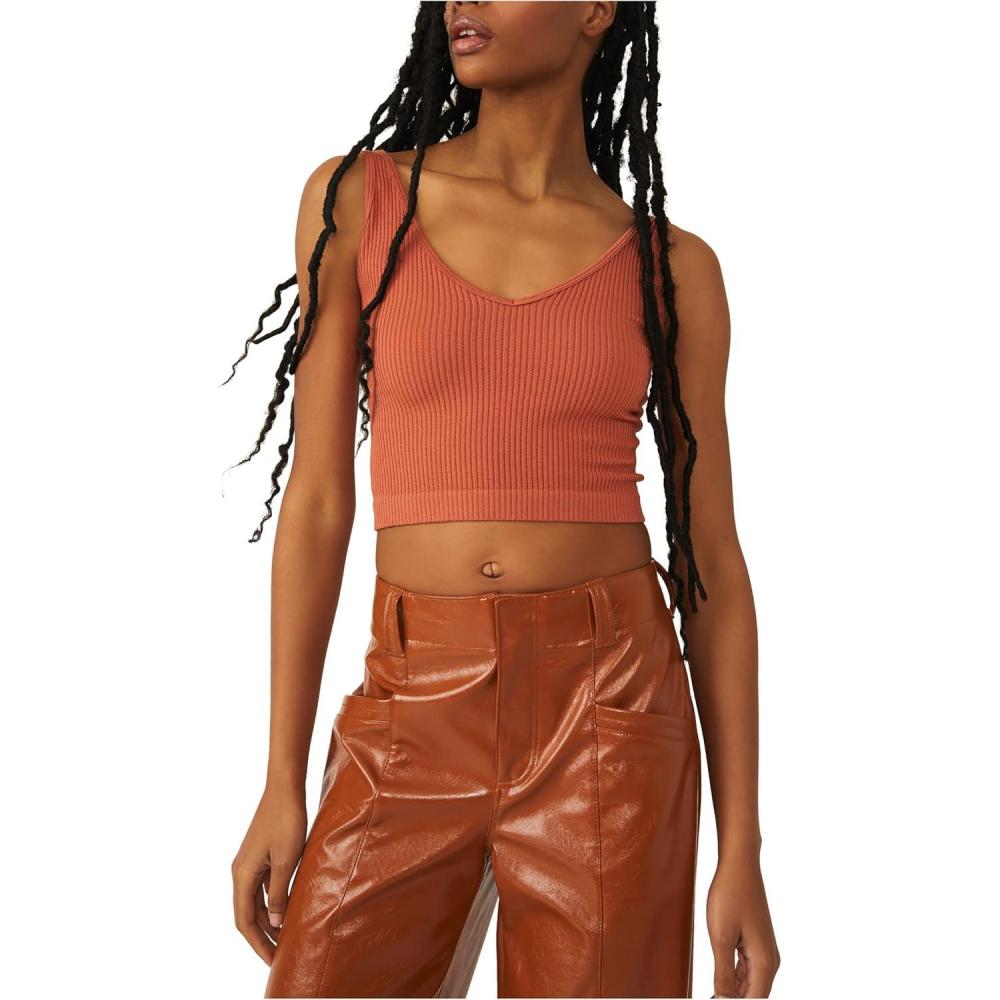 imageFree People Womens Solid Rib BramiMyrrh