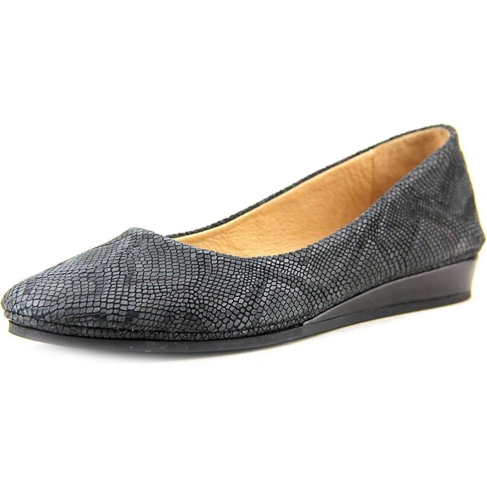 imageFrench Sole FSNY Womens ZeppaBlack Lizard Embross