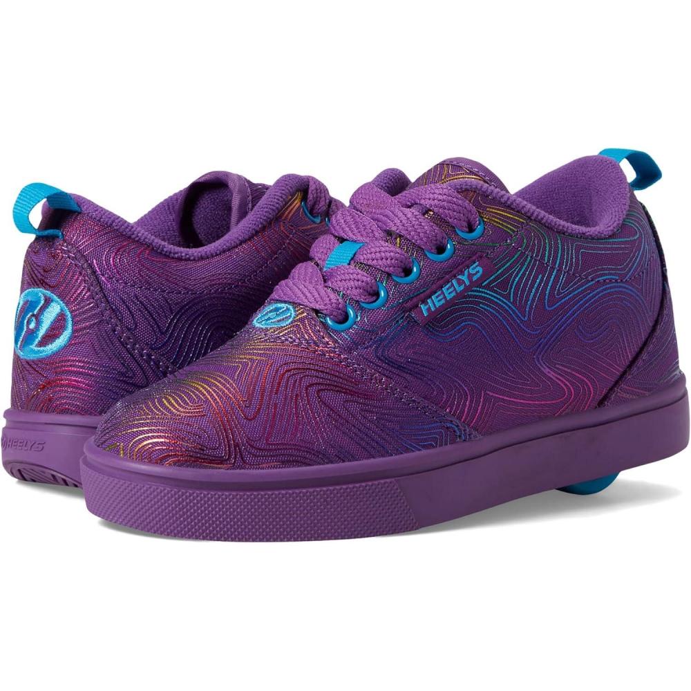 imageHEELYS UnisexAdult LowtopPurple Rainbow