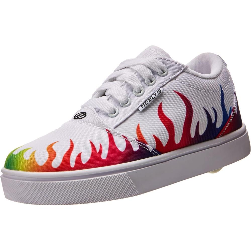 imageHEELYS UnisexBaby Wheeled FootwearWhiteRainbow
