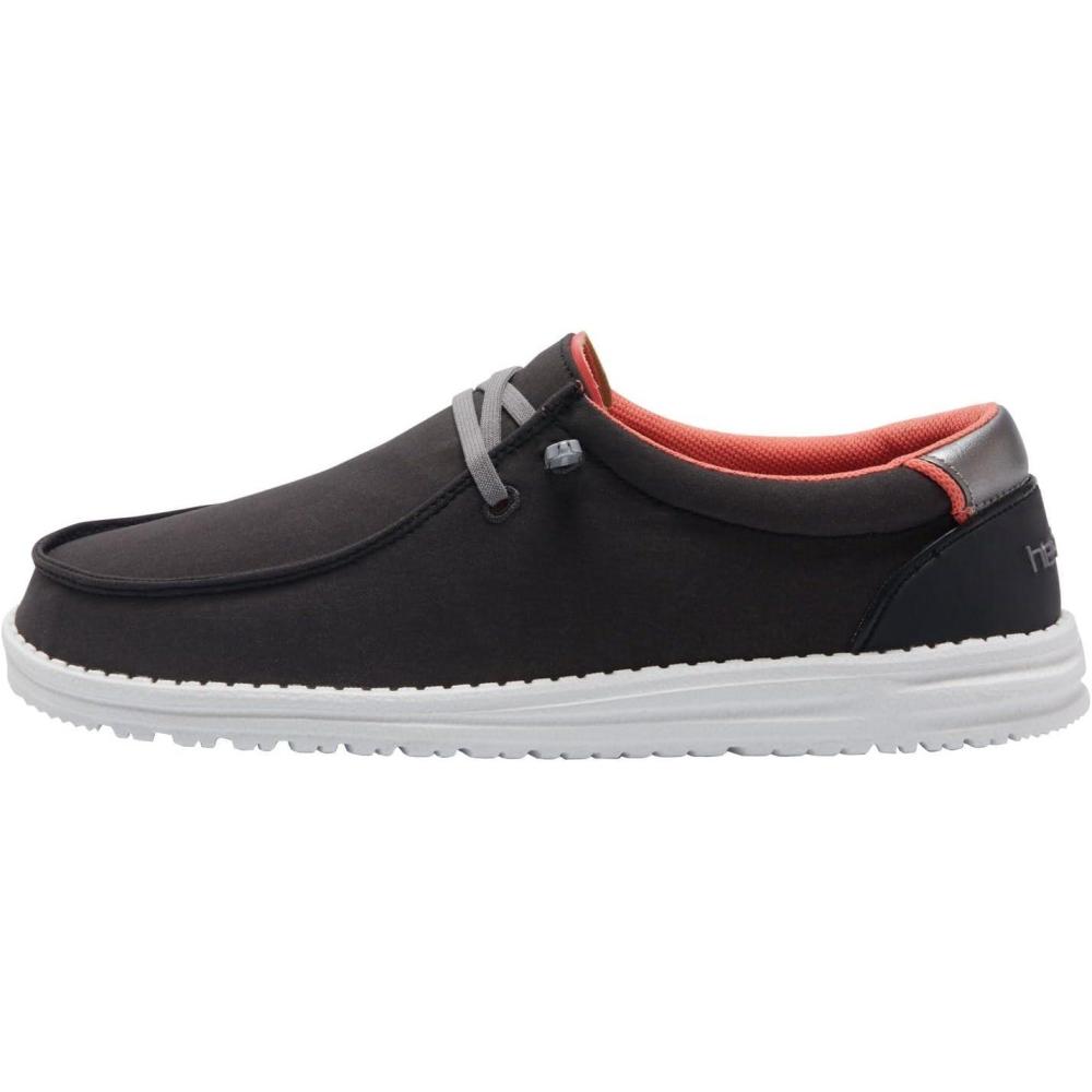 imageHey Dude Womens Lily Multiple Colors Womens Shoes Womens Lace Up Loafers Comfortable ampamp LightWeightAdv Black