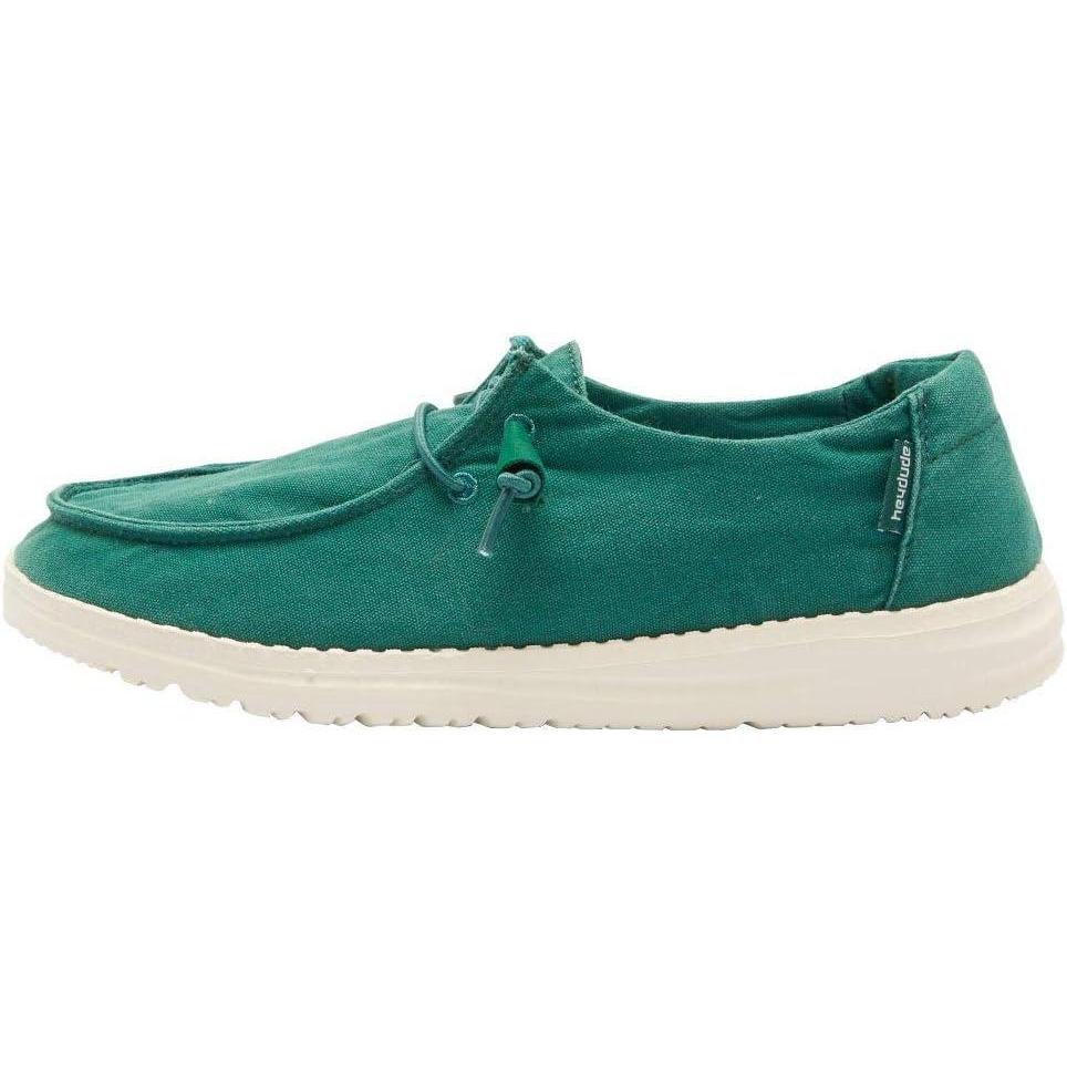 imageHey Dude Womens Lily Multiple Colors  Womens Shoes  Womens Lace Up Loafers  Comfortable ampamp LightWeightGreen Galapagos