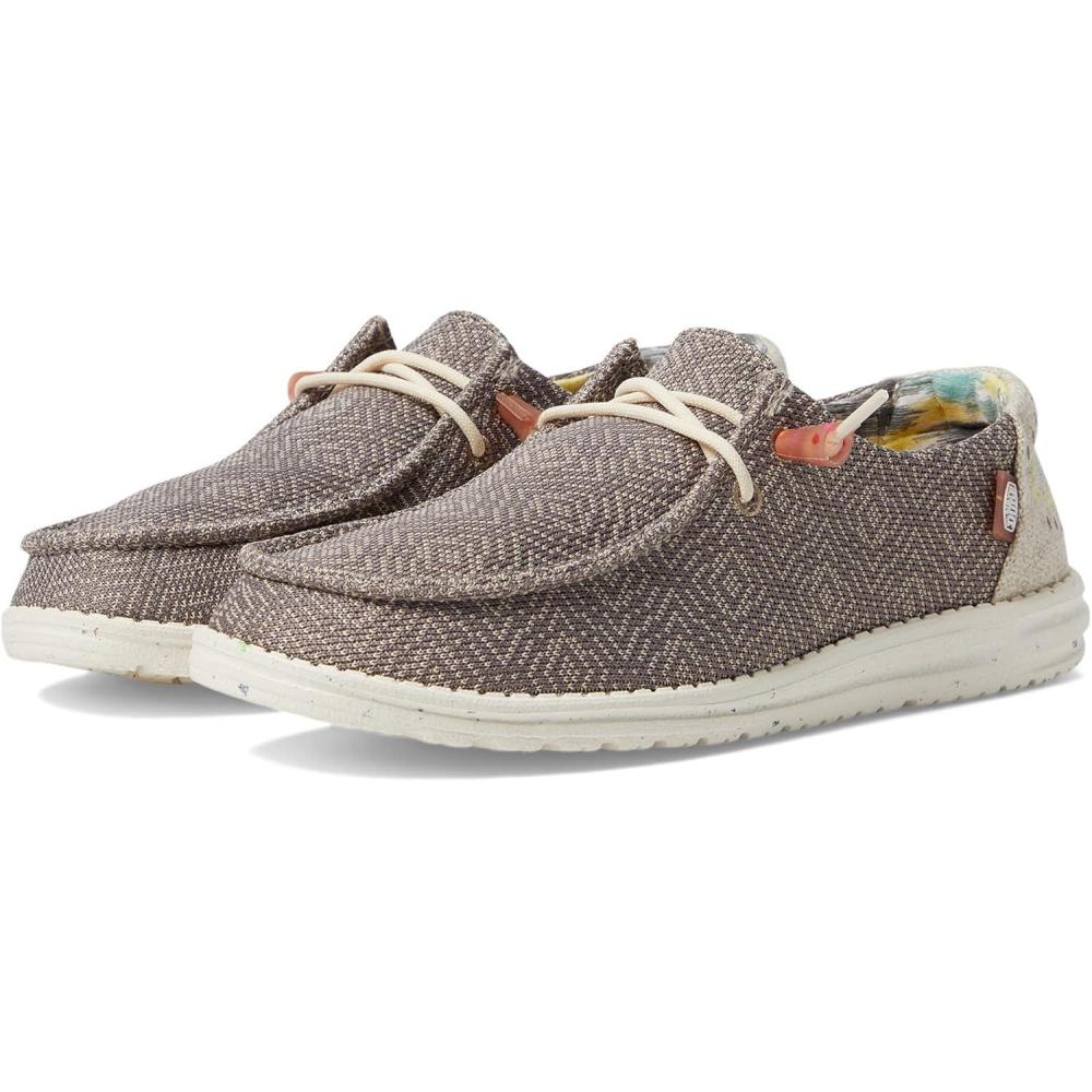 imageHey Dude Womens Lily Multiple Colors  Womens Shoes  Womens Lace Up Loafers  Comfortable ampamp LightWeightRock