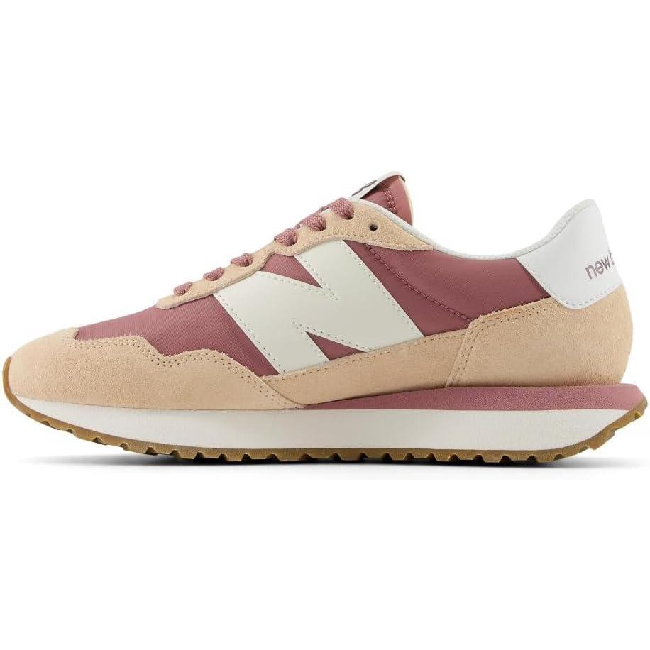 imageNew Balance Womens 237 V1 SneakerDark Vintage RoseRosewoodSea Salt