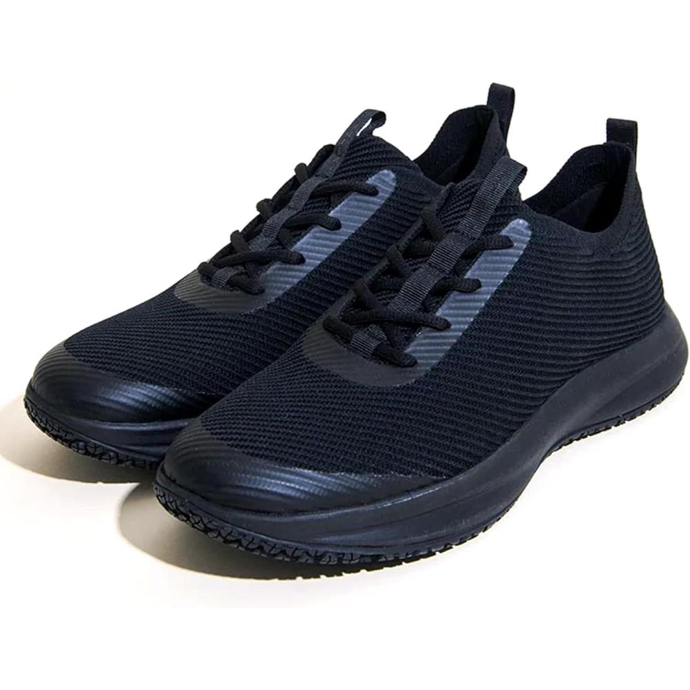 imageSnibbs ROVR  Non Slip Shoes for Men ampamp Women  Slip Resistant Work ShoesEclipse Black