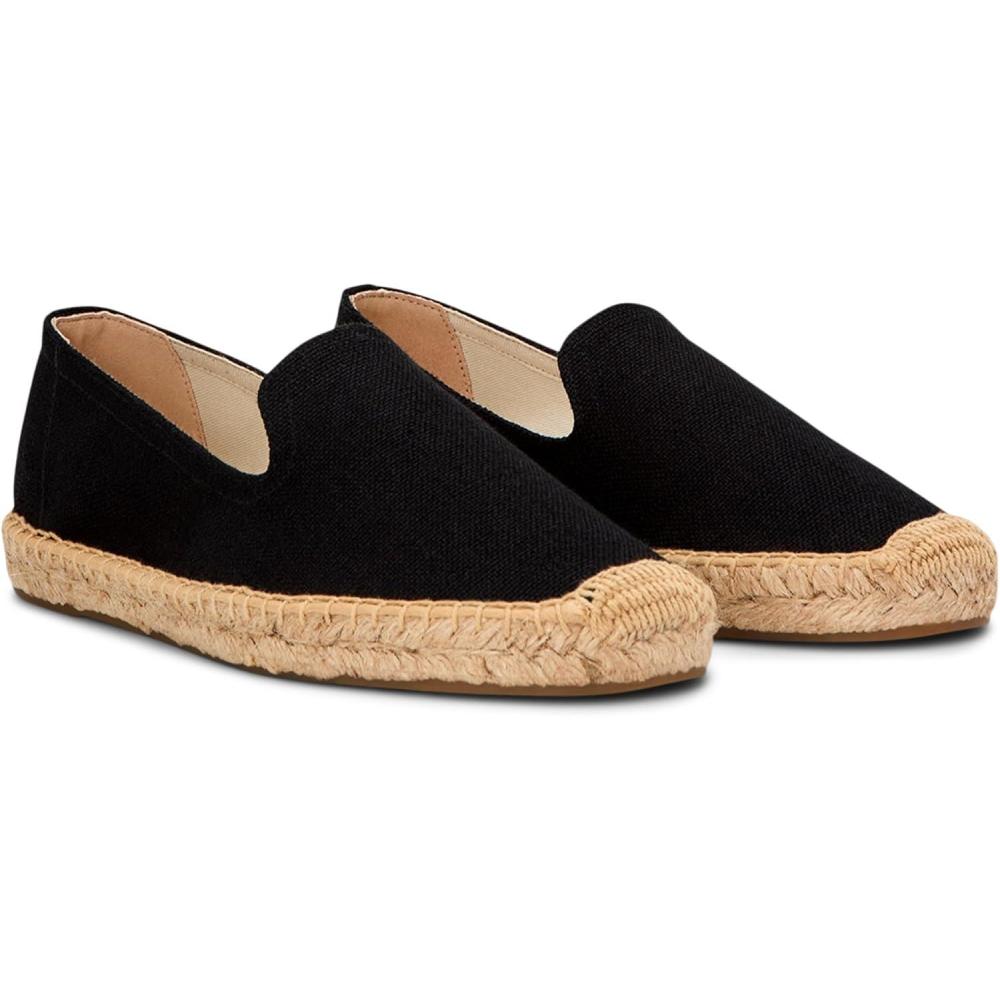 imageSoludos Womens Smoking Slipper Espadrille LoaferNoche Black