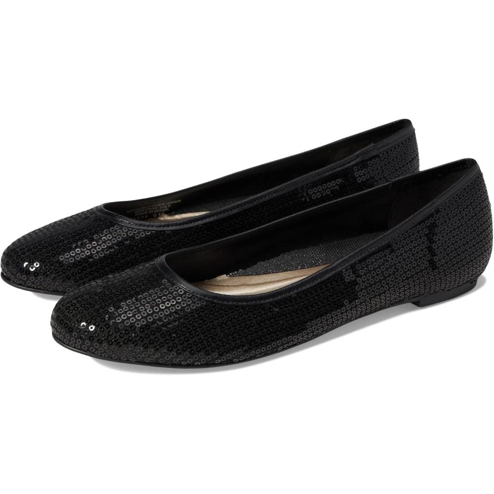 imageWalking Cradles Womens Bronwyn FlatBlack Sequined Fabric