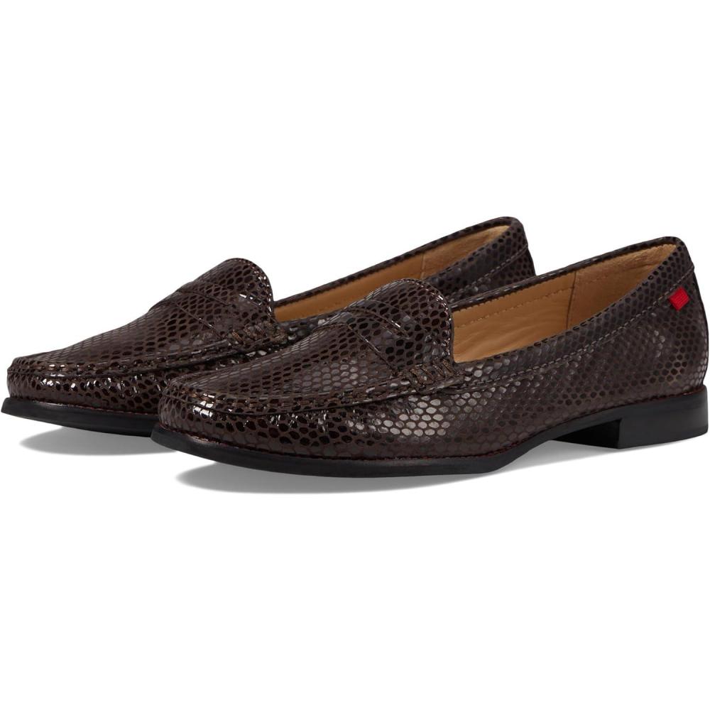 imageWomens Genuine Leather Comfort Slip on Penny LoafersHickory Snake