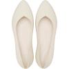 Crocs Womens Brooklyn Pointed Flat(Stucco)