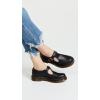 Dr. Martens Women’s Polley Mary Jane Flat(Black Smooth)