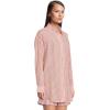 Faherty womens Haze Shirtdress(Rose Watercolor Stripe)
