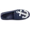 Floafers Mens Country Club Driver Print(Navy/White Anchor)