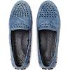 Floafers Women’s Posh Driver Print Boat Shoe(Blue Denim)