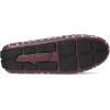 Floafers Women’s Posh Driver Print Boat Shoe(Burgundy Dots/Black)