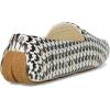Floafers Women’s Posh Driver Print Boat Shoe(Cream Black Houndstooth)