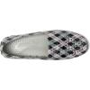 Floafers Women’s Posh Driver Print Boat Shoe(Grey Multi Plaid/Black)