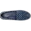 Floafers Women’s Posh Driver Print Boat Shoe(Navy Dots/Black)