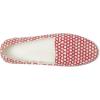 Floafers Women’s Posh Driver Print Boat Shoe(White Hex/Red)