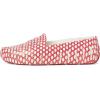 Floafers Women’s Posh Driver Print Boat Shoe(White Hex/Red)
