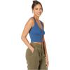 Free People Womens Solid Rib Brami(Brami Sky)