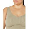Free People Womens Solid Rib Brami(Eucalyptus)