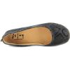 French Sole FS/NY Women’s Zeppa(Black Lizard Embross)