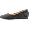 French Sole FS/NY Women’s Zeppa(Black Lizard Embross)