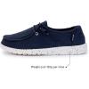 Hey Dude Women’s Lily Multiple Colors | Women’s Shoes | Women’s Lace Up Loafers | Comfortable & Light-Weight(Navy)