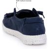 Hey Dude Women’s Lily Multiple Colors | Women’s Shoes | Women’s Lace Up Loafers | Comfortable & Light-Weight(Navy)