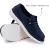 Hey Dude Women’s Lily Multiple Colors | Women’s Shoes | Women’s Lace Up Loafers | Comfortable & Light-Weight(Navy)