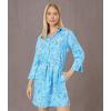 Lilly Pulitzer Pilar Tunic Linen Dress(Amalfi Blue By the Seashore)