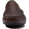 Men’s Genuine Leather Casual Slip On Venetian Loafers(Brown Grainy)