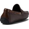 Men’s Genuine Leather Casual Slip On Venetian Loafers(Brown Grainy)