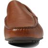 Men’s Genuine Leather Casual Slip On Venetian Loafers(Cognac Grainy)