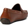 Men’s Genuine Leather Casual Slip On Venetian Loafers(Cognac Grainy)