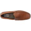 Men’s Genuine Leather Casual Slip On Venetian Loafers(Cognac Grainy)