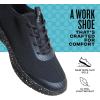 Snibbs ROVR – Non Slip Shoes for Men & Women – Slip Resistant Work Shoes(Black Speckle)