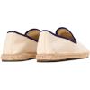 Soludos Men’s Smoking Slipper Espadrilles(Ivory/Dark Blue)