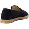 Soludos Men’s Smoking Slipper Espadrilles(Tonal Black)